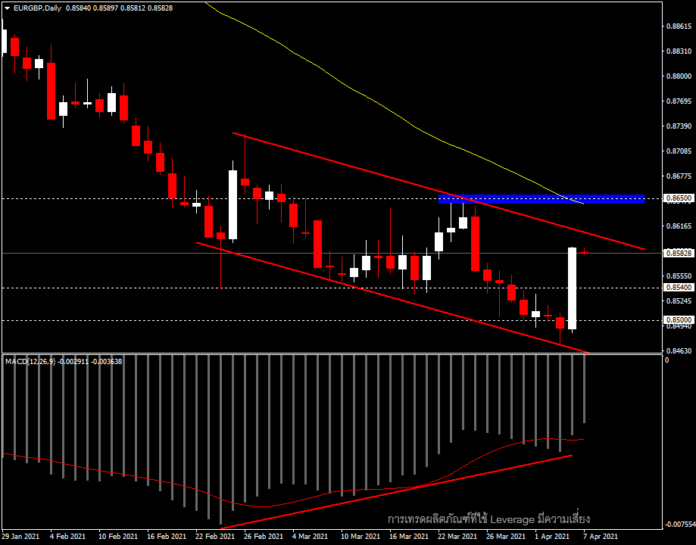 EURGBP - ปิดบวกสูงสุดสำหรับปี 2021